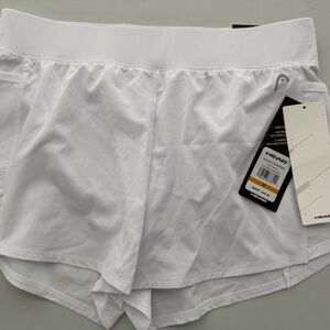HEAD Women's White Athletic Shorts
